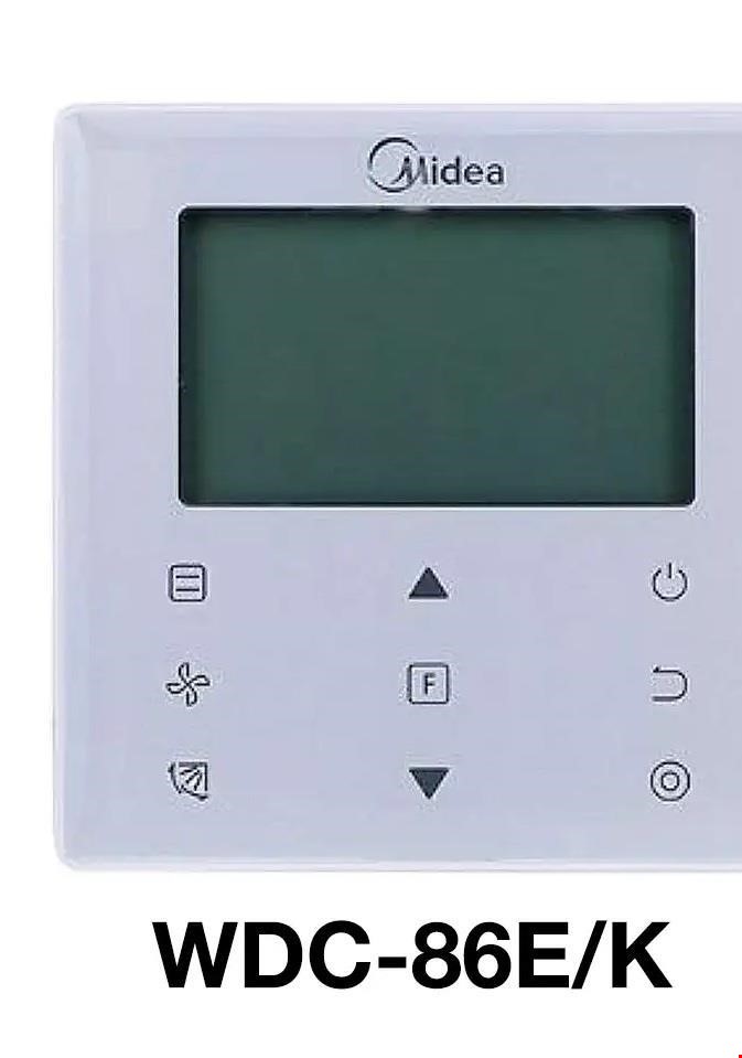 2ترموستات-میدیا ریموت کنترل سیمی/ ترموستات مدیا WDC-86E/K - تصویر 1